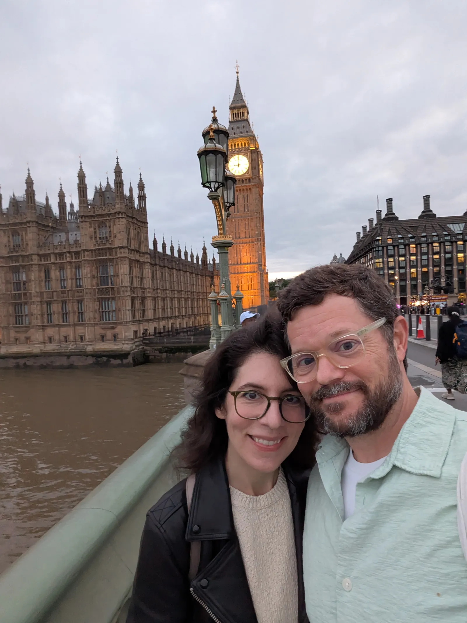 Christy and Tony in front of Big Ben